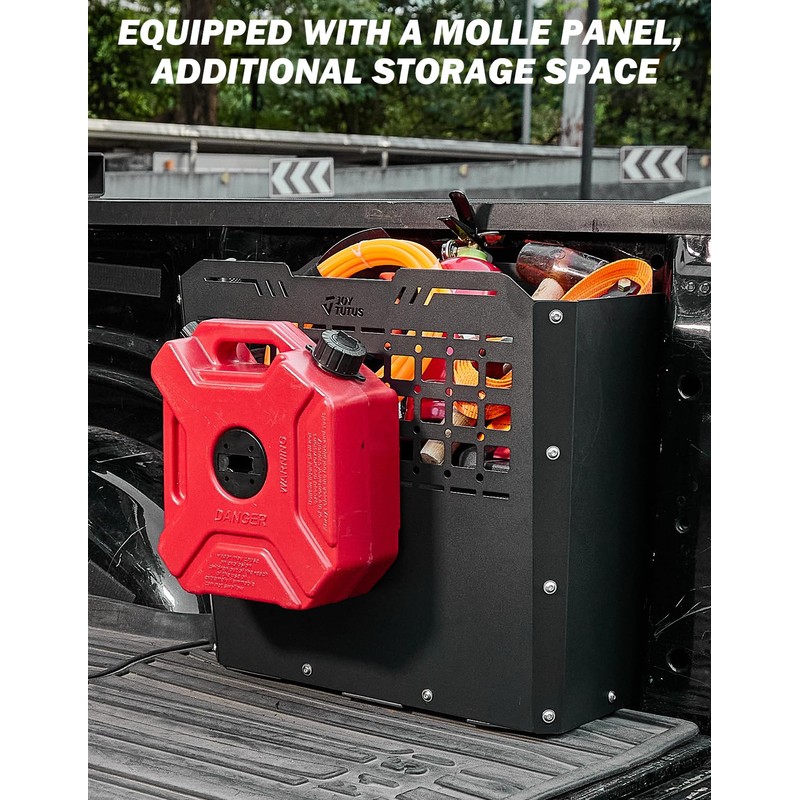 JOYTUTUS Truck Bed Storage Box Compatible with 2015-2026 F150 F250