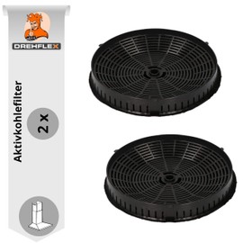 DREHFLEX - 2 x Carbon Filter Activated Carbon Filters Fits Various Cooker Hood from AEG Electrolux 4055171138 405517113-8 405521750-1 4055217501 Elica CFC0038668 Bauknecht Whirlpool 4840000882 4