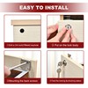 Naissian Cabinet Locks with Keys, Home Desk Lock for Drawer