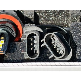 MHK Lighting 2 SUPER LED headlight bulbs for 2020-2023 Kawsaski Mule Pro FX FXT DXT DX EPS LE