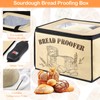 TECKZOON Bread Proofing Box, Sourdough Bread Fermentation Box with Adjustable