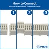 NDS Pro Series Channel Drain Kit, 5-1/2 in. X 39-3/8