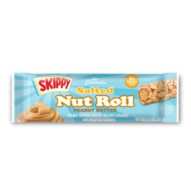 Pearson's SKIPPY® Peanut Butter Salted Nut Roll | Peanut, Caramel, Peanut Butter Candy | 24 Full- Size Candy Bars |Bulk, Individually Wrapped