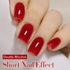 Double Rhythm 15ML Gel Nail Polish Pure Sheer Same Color