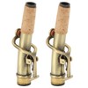 2Pcs Saxophone Neck Metal Straight Curved Accessory Replacement Set Kit
