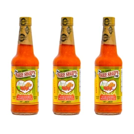 Marie Sharp’s Fiery Hot Habanero Pepper Sauce, 10 oz – Extra Hot Belizean Hot Sauce with Intense Heat & Flavor – All-Natural, Gluten-Free (Pack of 3)
