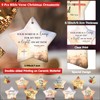 Barydat 9 Pcs Christmas Christian Hanging Ornament Star Shaped Bible