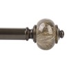 KAMANINA 1 Inch Curtain Rods for Windows 48 to 84