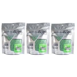 Rokz Green Margarita Salt Drink Rimmer 3 Pack Bundle, 15 Ounces