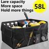 58L Car Trunk Organizer, Foldable SUV Organizer, Car Trunk Storage