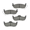 Front & Rear Brake Pads Ceramic Compatible with 2006-2010 Jeep