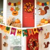 12 Stück Herbst Bastelset Kinder, Herbstdeko Basteln,Bastelvorlagen Herbst,Wiederverwendbare DIY Aufkleber