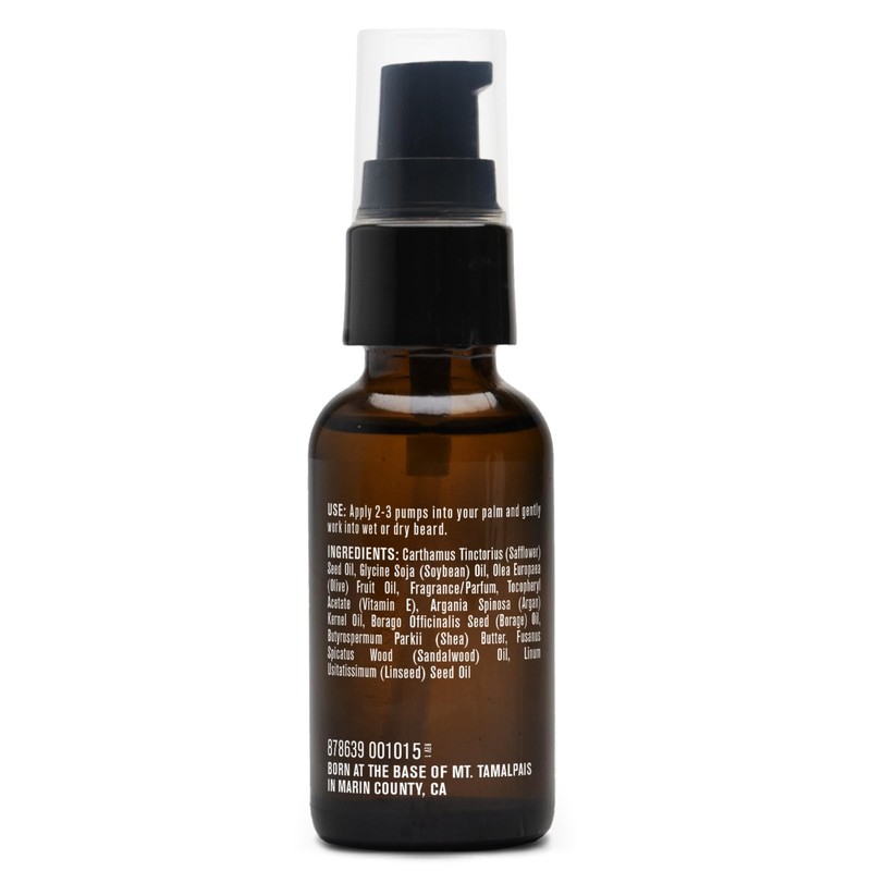 Every Man Jack Men's Beard Oil - Sandalwood Fragrance -