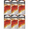 Energizer 377/376 Multi-Drain 1.55v Silver Oxide Battery, 5-Pack