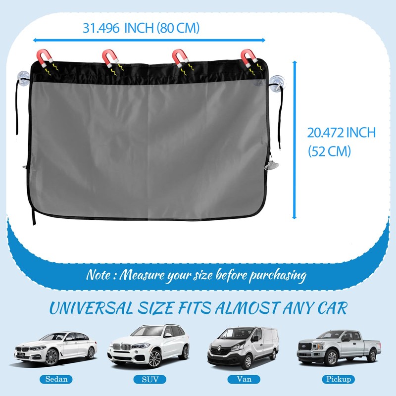 Ovege Car Window Shades for Baby 2pcs Side Window Sun