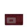 Fossil Ladies Logan Leather Card Holder Wallet, red, Casual