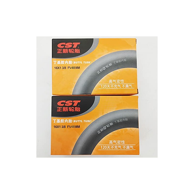 Aceoffix 2Pcs CST Inner Tyres Tubes 349 16'' 1 3/8