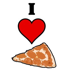 CafePress I Heart Pizza Slice Throw Blanket Super Soft Fleece Plush Throw Blanket, 60"x50"