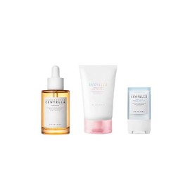 SKIN1004 Madagascar Centella Calma, Minimiza & Protege Set | Kit de Skincare Coreano con Ampoule, Gel Cream y Sun Stick SPF50+ PA++++ | Rutina Facial 