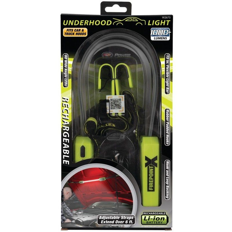 Performance Tool W2673 Rechargeable Underhood Strap Work Light for Automechanic