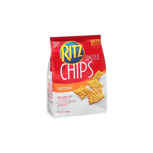 Ritz Toasted Chips - Cheddar - (pack of 4)