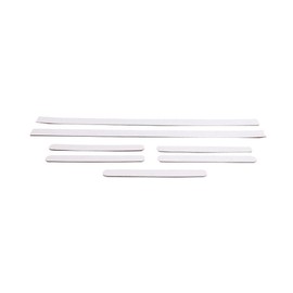 7Pcs Stainless Steel Chrome Front Bumper Grille Cover,Fit forFor-d Maverick 2022 2023,Car Front Bumper Grille Strip Frame Front Headlight Upper Grille Cover