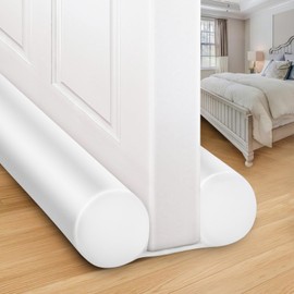 MAXTID Under Door Draft Stopper Cold Air Blocker - Large Doors Seal Gap Bottom of Doors 36" Adjustable 30" 32" 36" Weather Stripping Noise Blocker Interior Front Door Sweep Soundproof Door Accessories