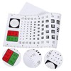 Hohopeti 2pcs Eye Exam Charts Standard Visual Testing Wall Chart