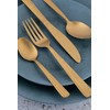 Mikasa Gold Cutlery Set in Gift Box, Stainless Steel, 16