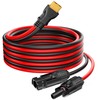 Solar Panel Plug to XT60 Charge Cable,PixelMan,10AWG Solar Connector to