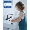 PerPaiMe Bathroom Faucet 3 Hole - 8 Inch Waterfall Bathroom