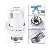 ZiYuya Temperature Control Valves Thermostatic Valve Head, TRV M30x1.5 Thermostatic