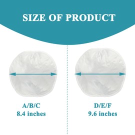 Castor Oil Breast Pack Wrap -Reusable Organic Castor Oil Compress Pads Less Mess for Fibrocystic Breasts (C/D)