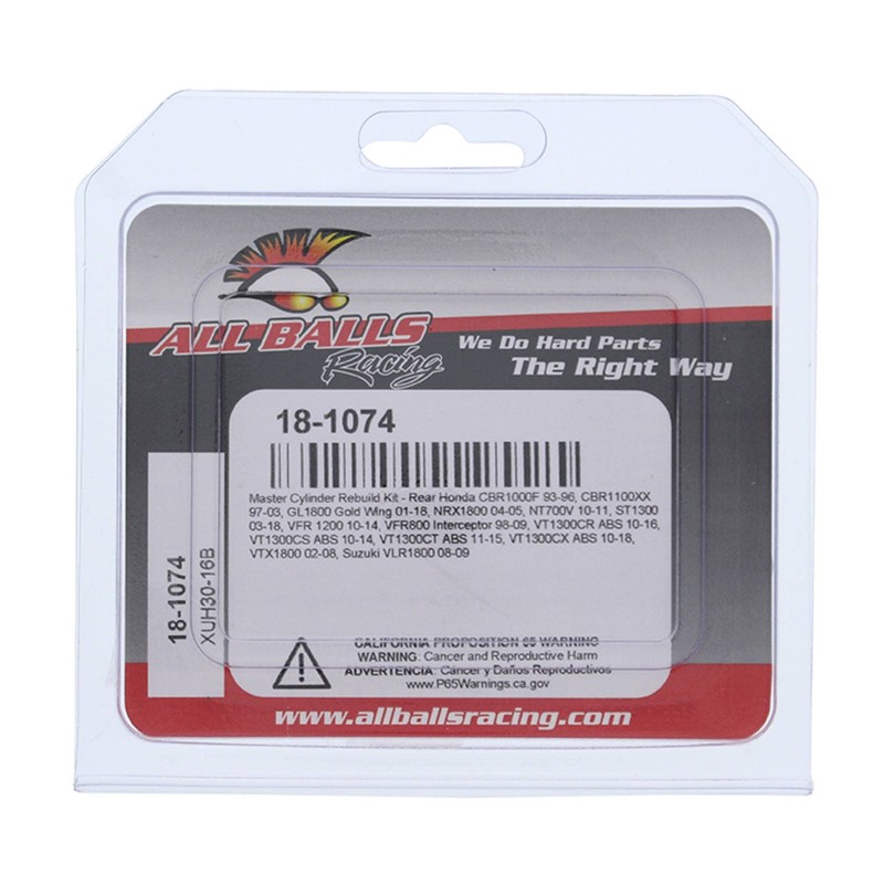 All Balls Master Cylinder Rebuild kit 18-1074 for C109RT 2008
