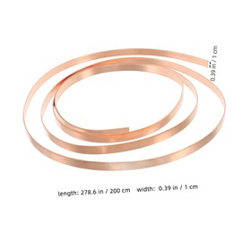 Zerodeko 1roll Copper Foil Roll for Electrical Repairs Copper Sheet for Crafts Projects and Industrial Use Excellent Conductivity and Flexibility