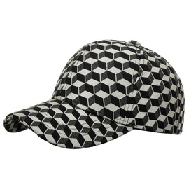White Fang CA651 Cap, Trick Art Pattern, Hat, Sports, Running, Outdoors, Men's, Women's,, gray