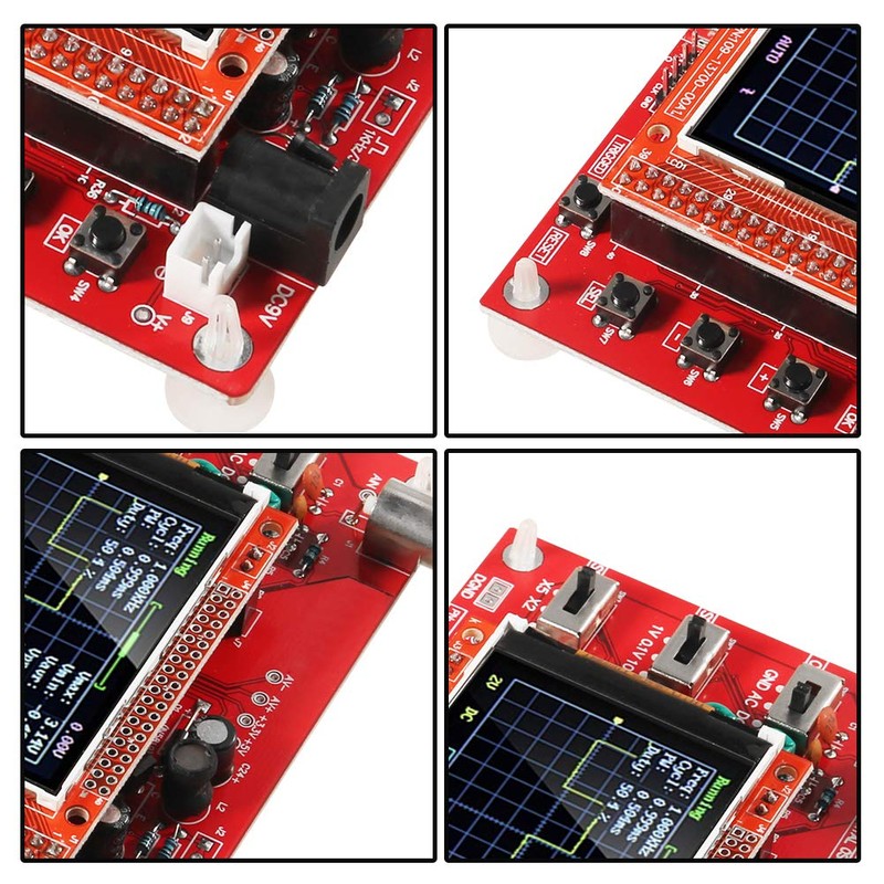 DSO 138 Oscilloscope Kit Open Source with Probe 2.4" TFT