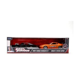 Jada 1:32 Pack Dom's Dodge Charger Brian's Toyota Supra F&f