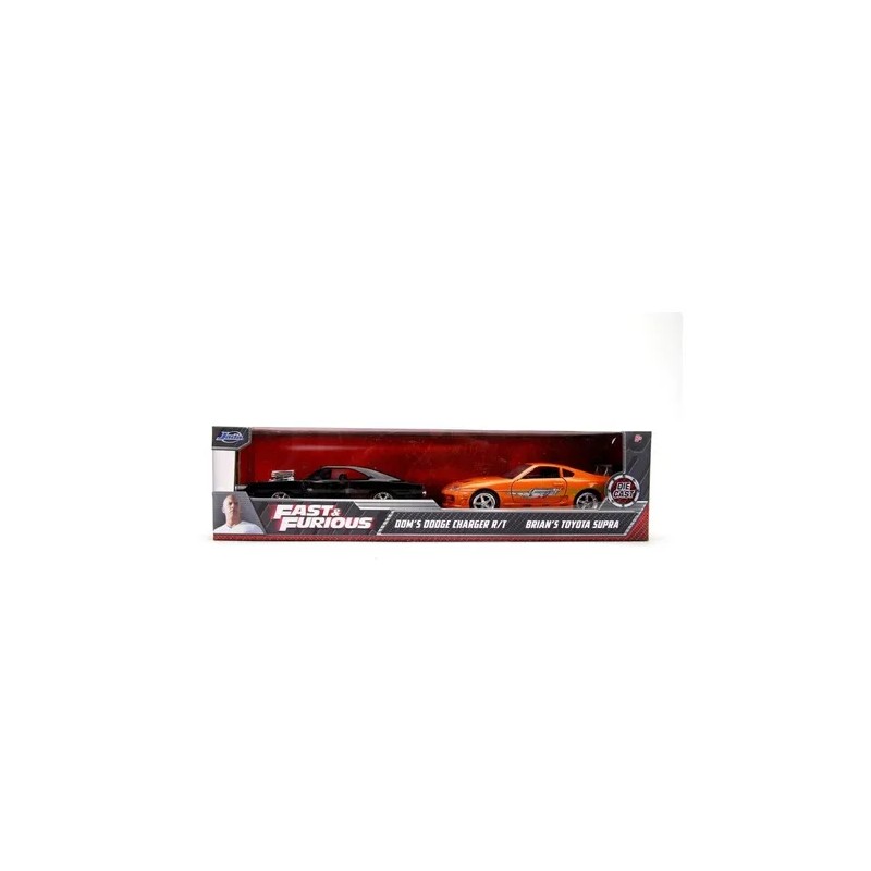 Jada 1:32 Pack Dom's Dodge Charger Brian's Toyota Supra F&f