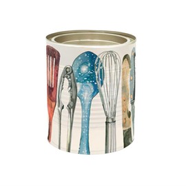Emma Bridgewater - Making & Baking Utensil Holder Round Ridged Tin 100(d) x 110 mm