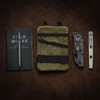VIPERADE VE1-OW Small EDC Pocket Pouch, Waxed Canvas EDC Organiser