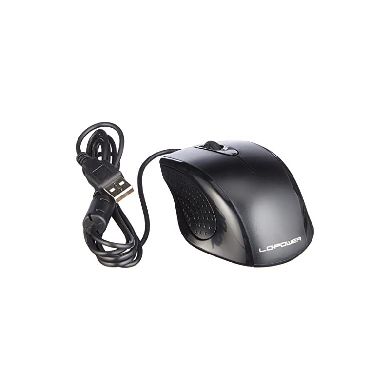LC Power M710B Scroll-Rad, PC-Maus, PC/Mac, 2-Wege, schwarz