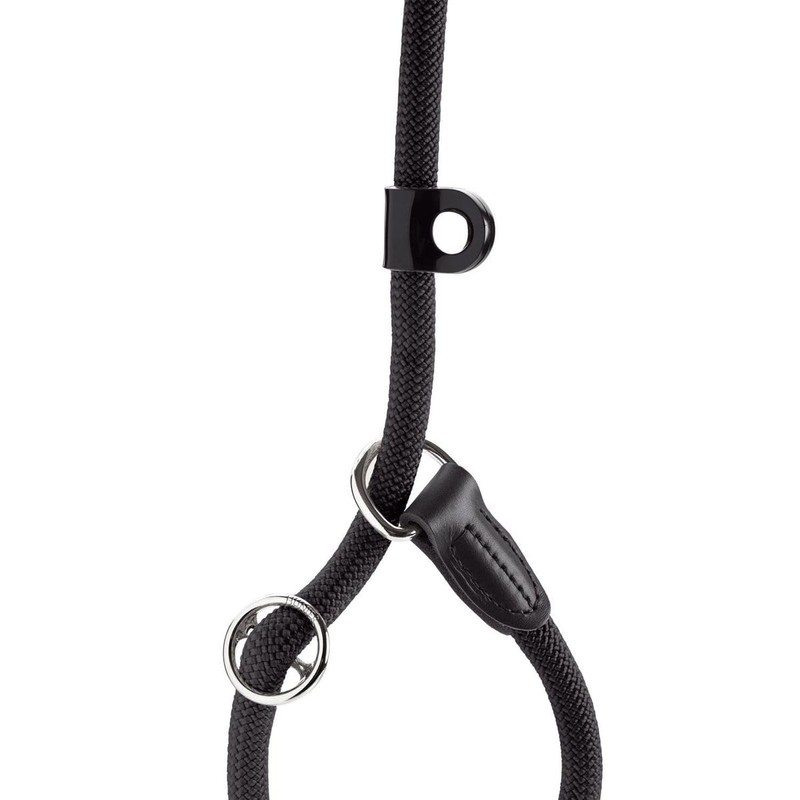Hunter Freestyle Retriever lead with integrated collar, Black