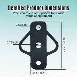 3-Way Trailer Pendant Adapter Bolt Receiver Pendant for ATV Lawn Mower Golf Cart Garden Tractor - Heavy Duty Alloy Steel Rust Resistant Powder Coating