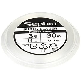 Shimano LB-E21S Harris Squigging Sephia Fluoro Leader 98.4 ft (30 m) No. 3 LB-E21S Fishing Line