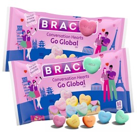 Tiny Conversation Heart Candies - Valentine’s Day Pastel Candy Hearts with Multilingual Love Messages – Classic Sweet Treat for Gifting & Sharing