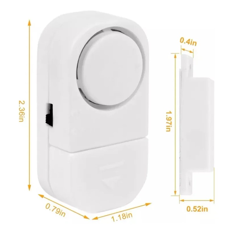 Sensor Para Puertas, Alarma Fuerte 5 Piezas Para Casa