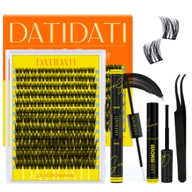 DatiDati Lash Clusters Kit Lash Clusters DIY Eyelash Extension Kit 8-18mix Easy to Apply at home Lashes (DA02,8-18mix)