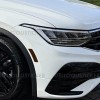 Deliciousticker Fits 2022-2024 VW Tiguan Front Side Markers Decals Smoke