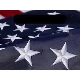 HunzaExpress American Flags for Outside 3x5, made with 250D Oxford Fabric and Embroidered Stars. This American Flag for Outdoors is High Wind Resistant, perfect for Trucks, Yards, Homes, Patios, Lawns & Gardens. Proudly Made in USA.